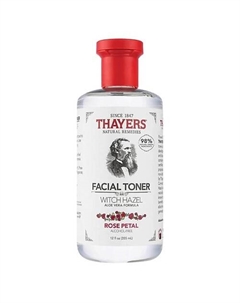 Тонер для лица без спирта с гамамелисом и лепестком розы Witch Hazel Rose Petal Facial Toner 335 Thayers