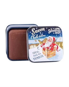 Мыло c шоколадом Дед Мороз на крыше 100 La savonnerie de nyons