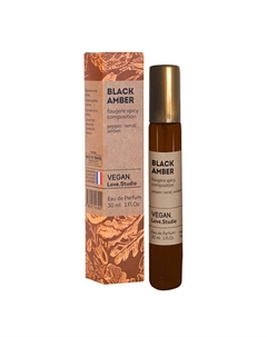 Парфюмерная вода унисекс BLACK AMBER амбра перец нероли 30 Vegan.love.studio