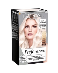Осветлитель для волос осветление до 9 тонов Préférence 174 L'oreal paris