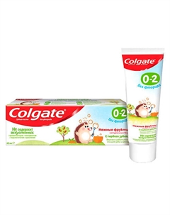 Зубная паста Детская без фтора 0-2лет 40 Colgate