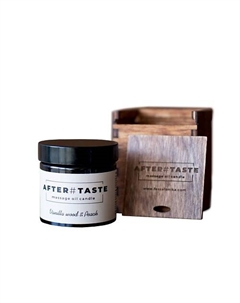 Ароматическое масло (массажная свеча) "Vanilla wood & Peach" 55 Aftertaste