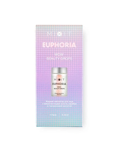 Жидкий хайлайтер для лица с микрочастицами золота, серебра и гиалуроновой кислотой Euphoria LIQUID HIGHLIGHTER WITH MICROPARTICLES OF GOLD AND SILVER Mixit