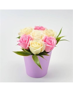 Мыло ручной работы Цветочная композиция из 7 роз 250 Skuina