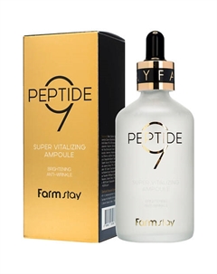 Сыворотка для лица ампульная суперобновляющая с комплексом из 9 пептидов Peptide9 Super Vitalizing Ampoule 100 Farmstay