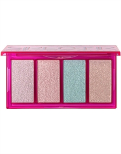 Палетка хайлайтеров SPECTR из 4 дуохромных оттенков Influence beauty