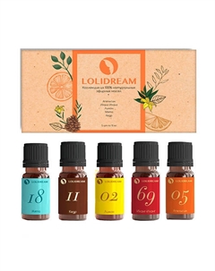 Набор натуральных эфирных масел Радость 10 Lolidream