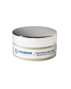 Крем ночной питательный с экстрактами черной розы и жасмина 50 Unidermix