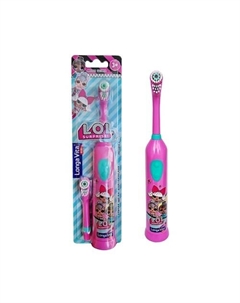 Зубная щетка детская L.O.L Surprise! ротационная + 2 насадки для детей от 3-х лет Longa vita