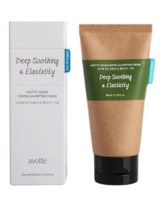 Крем для лица с центеллой азиатской и пептидами Vegan Centella & Peptide Cream 80 Avotte