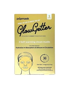 Маска для лица самонагревающаяся "Сияющий вид" 300 Popmask