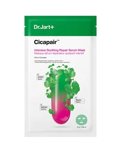 Успокаивающая маска-сыворотка антистресс Cicapair Intensive Soothing Repair Serum Mask 25 Dr.jart+