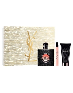 Набор Black Opium: Парфюмерная вода + Миниатюра + Лосьон Yves saint laurent