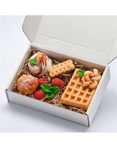 Мыло ручной работы Венская вафля и вкусняшки 220 Skuina