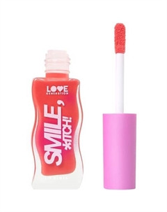 Блеск для губ Smile, *itch! глянцевый, невесомая увлажняющая текстура Love generation