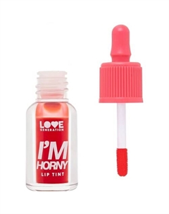 Тинт для губ I'm Horny стойкий, на водной основе Love generation