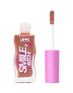 Блеск для губ Smile, *itch! глянцевый, невесомая увлажняющая текстура Love generation