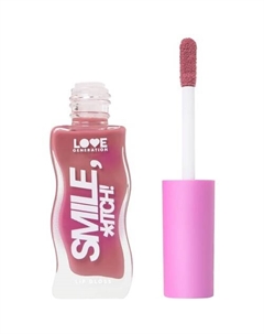 Блеск для губ Smile, *itch! глянцевый, невесомая увлажняющая текстура Love generation