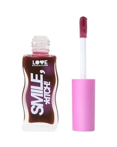 Блеск для губ Smile, *itch! глянцевый, невесомая увлажняющая текстура Love generation