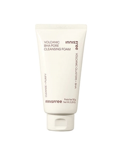 Вулканическая пенка для умывания с BHA кислотами для глубокого очищения пор Volcanic 150 Innisfree