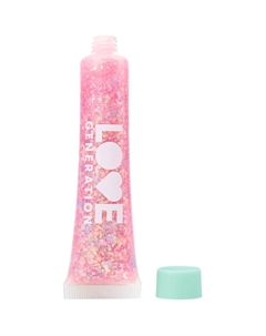 Глиттер-гель для лица We love glitter Love generation