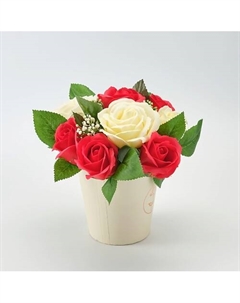 Мыло ручной работы Цветочная композиция из 9 роз 250 Skuina