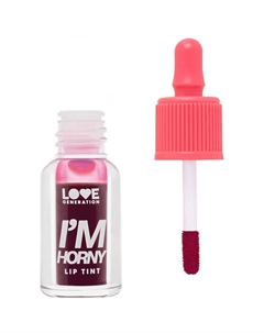 Тинт для губ I'm Horny стойкий, на водной основе Love generation