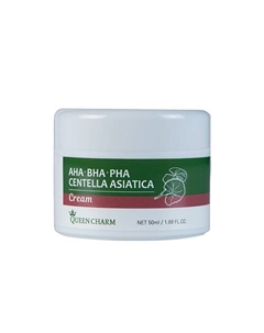 Крем для лица с AHA-BHA-PHA кислотами и центеллой азиатской AHA BHA PHA CENTELLA 50 Queen charm