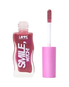 Блеск для губ Smile, *itch! глянцевый, невесомая увлажняющая текстура Love generation