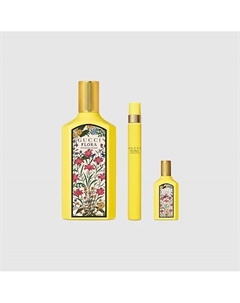 Набор Flora Gorgeous Orchid:парфюмерная вода в трёх форматах Gucci