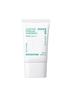 Солнцезащитный крем с эффектом сглаживания пор SPF50+ PA++++ UV Active Sunscreen 50 Innisfree