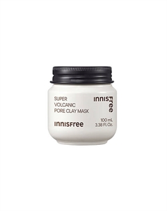 Интенсивная вулканическая глиняная маска с AHA кислотами для очищения и сужения пор Volcanic 100 Innisfree