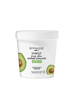 Маска для волос FAMILY FRESH DELICE Авокадо для сухих волос 250 Byphasse