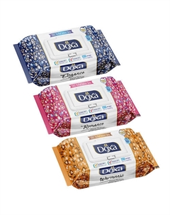 Влажные салфетки с клапаном, ароматизированные Doxa