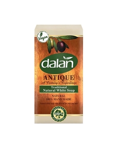 Мыло кусковое Белое Antique с маслом оливы 900 Dalan