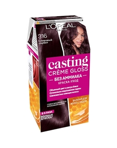 Стойкая краска-уход для волос без аммиака Casting Creme Gloss 180 L'oreal paris
