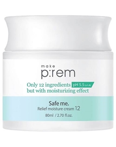 Крем для лица увлажняющий Safe me 80 Make p:rem