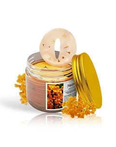 Патчи для глаз тканевые с золотым османтусом Principessa