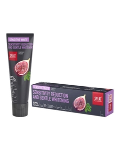 Зубная паста без фтора SENSITIVE WHITE Снижение чувствительности и бережное отбеливание эмали 125 Splat