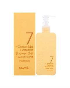 Парфюмированный гель для душа с ароматом малины 7 Ceramide Perfume Shower Gel Sweet Flower 300 Masil