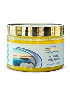 Ароматический скраб для тела с экстрактом ванили и кокоса 330 Mon platin