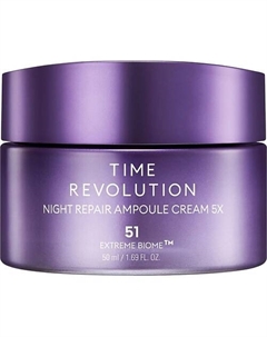 Крем для лифтинга и сияния лица Time Revolution Night Repair антиэйдж 50 Missha