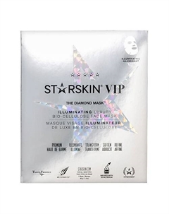 Маска для лица биоцеллюлозная придающая сияние "Сияющий бриллиант" 40 Starskin