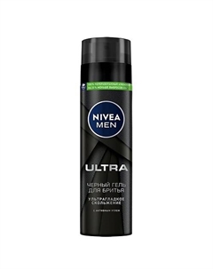 MEN Черный гель для бритья "ULTRA" 200 Nivea
