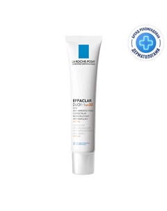 Effaclar DUO(+) Корректирущий крем-гель для проблемной кожи лица от прыщей, акне и постакне с салициловой кислотой, ниацинамидом и цинком, SPF 30 40 La roche-posay