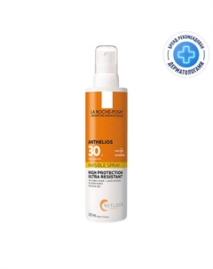 Anthelios Солнцезащитный невидимый спрей для лица и тела SPF 30/PPD14 200 La roche-posay