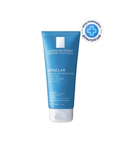 Effaclar Очищающая маска для лица для проблемной кожи, склонной к прыщам, акне и постакне, матирующая с глиной и пантенолом 100 La roche-posay