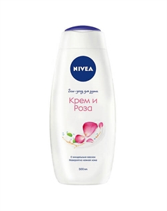 Гeль-уход для душа Крем и Роза 500 Nivea
