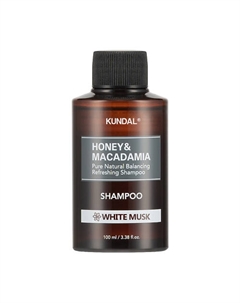 Шампунь для волос Белый мускус Honey & Macadamia Shampoo 100 Kundal