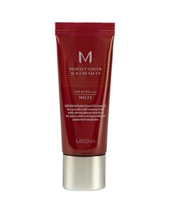 Тональный BB крем идеальное покрытие М Perfect Cover 20 Missha